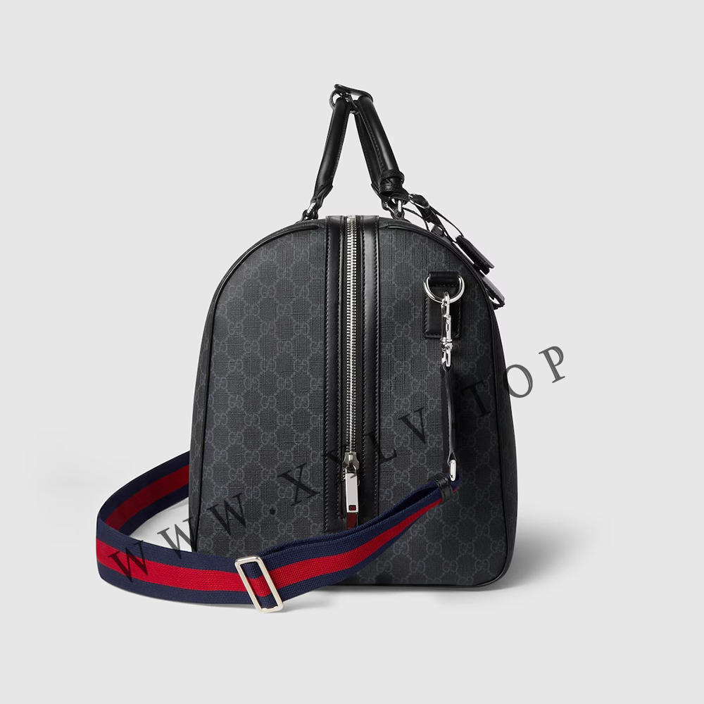 GG Black large duffle bag 792075 - Image 4