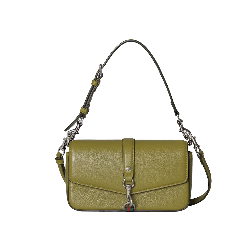 Small crossbody bag with hook closure 821623