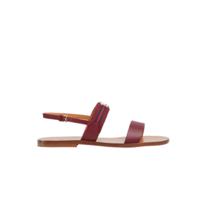 Women's sandal with Interlocking G and Web 832447
