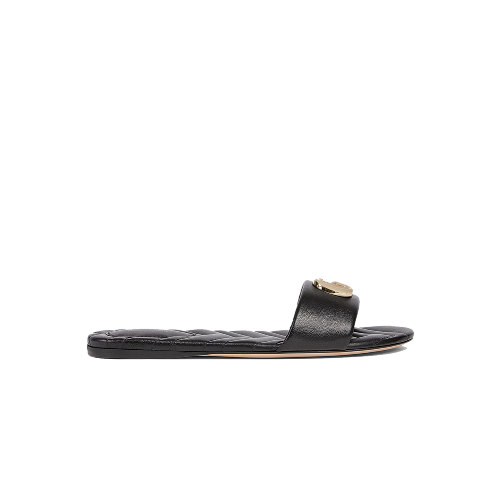 Women's slide sandal with Doube G