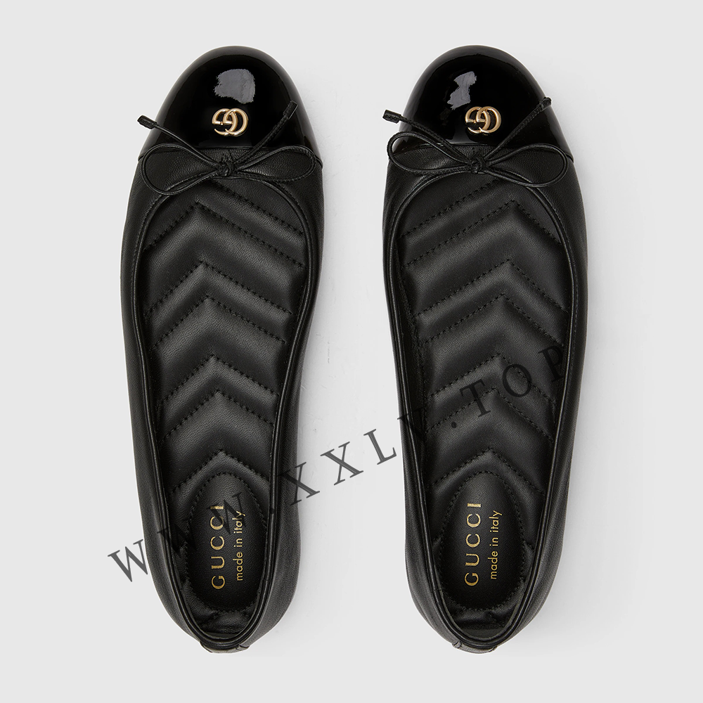 Women's ballet flat with Double G - Image 3
