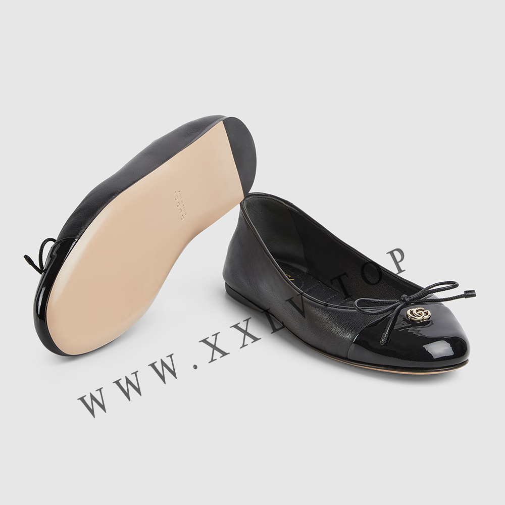 Women's ballet flat with Double G - Image 2