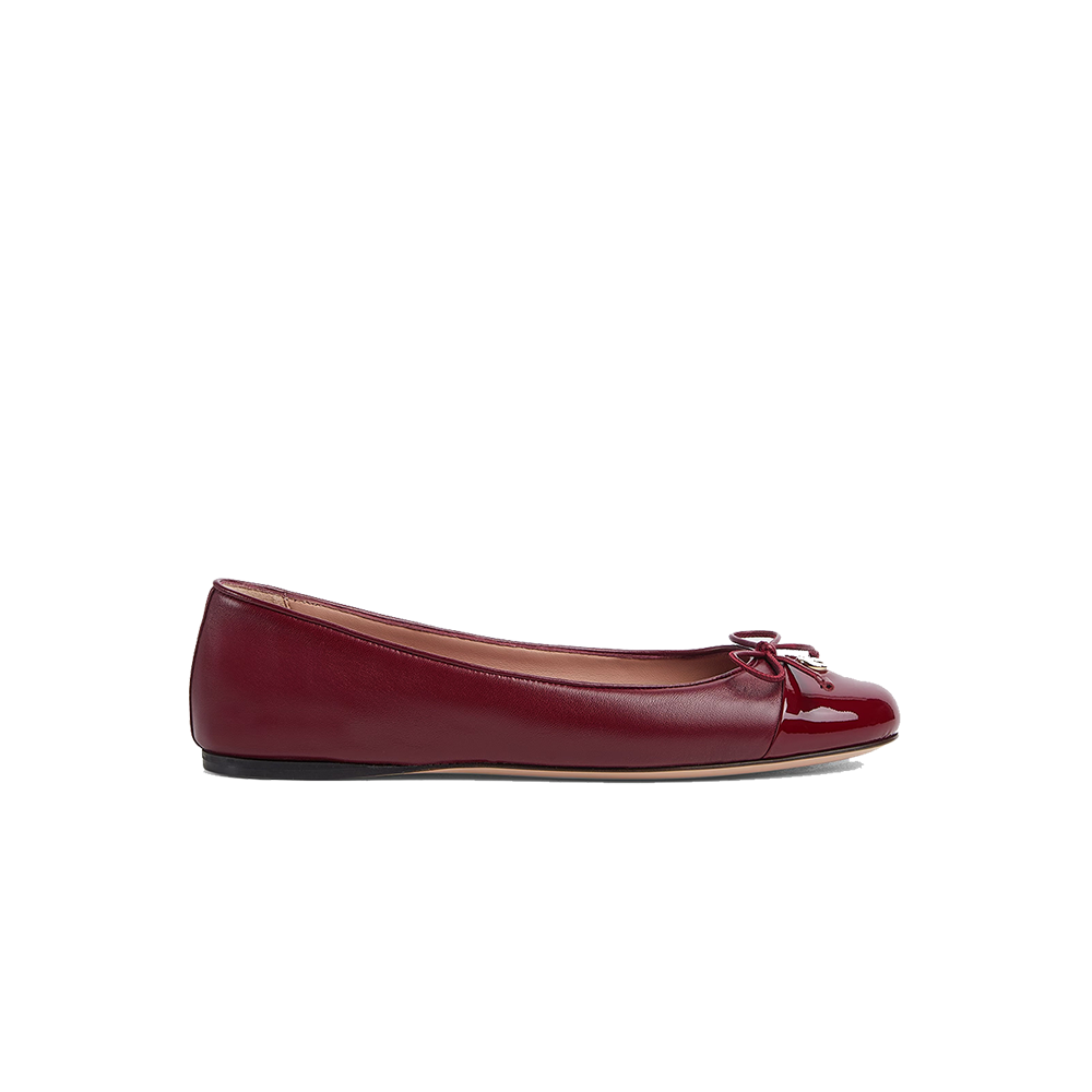 Women's ballet flat with Double G