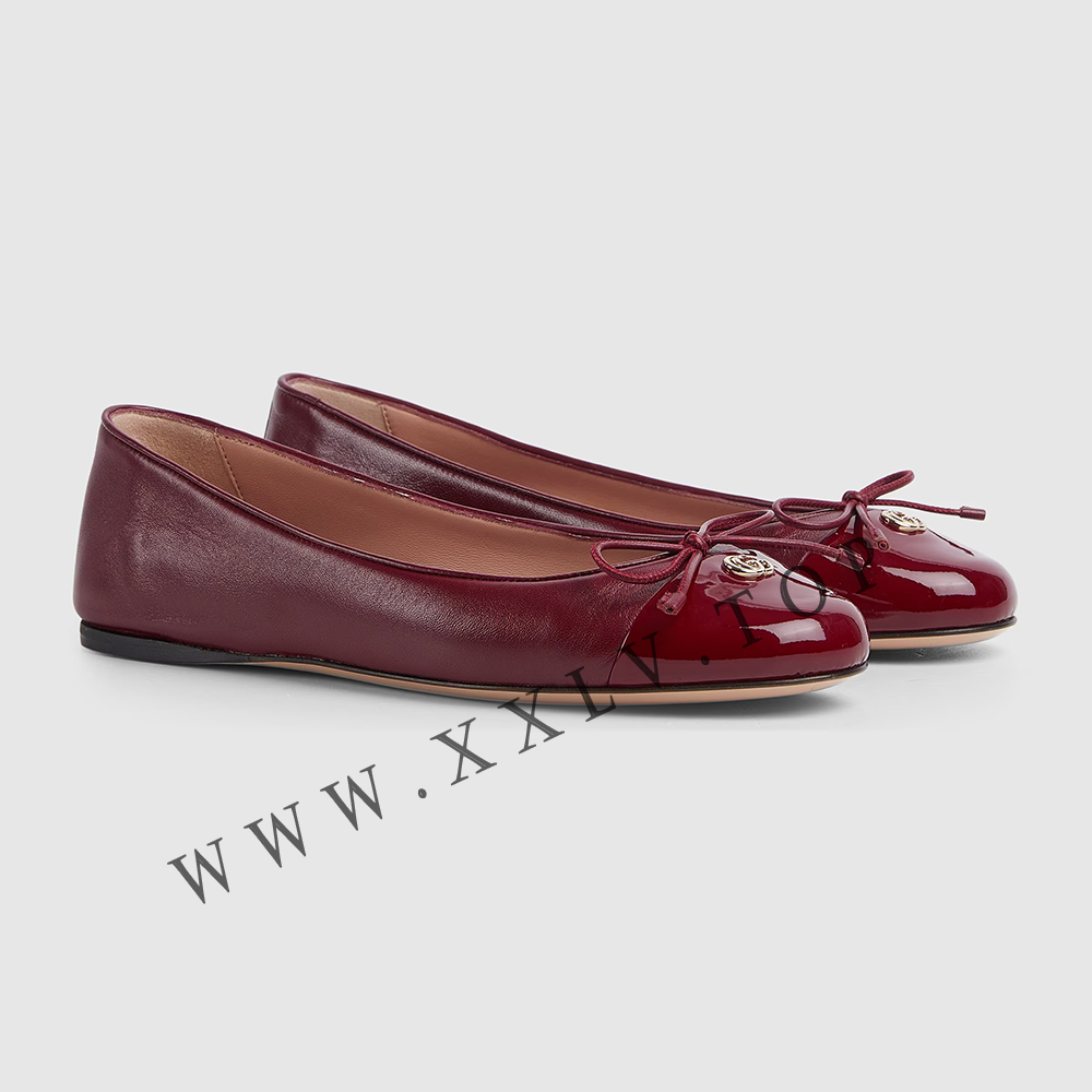Women's ballet flat with Double G - Image 5