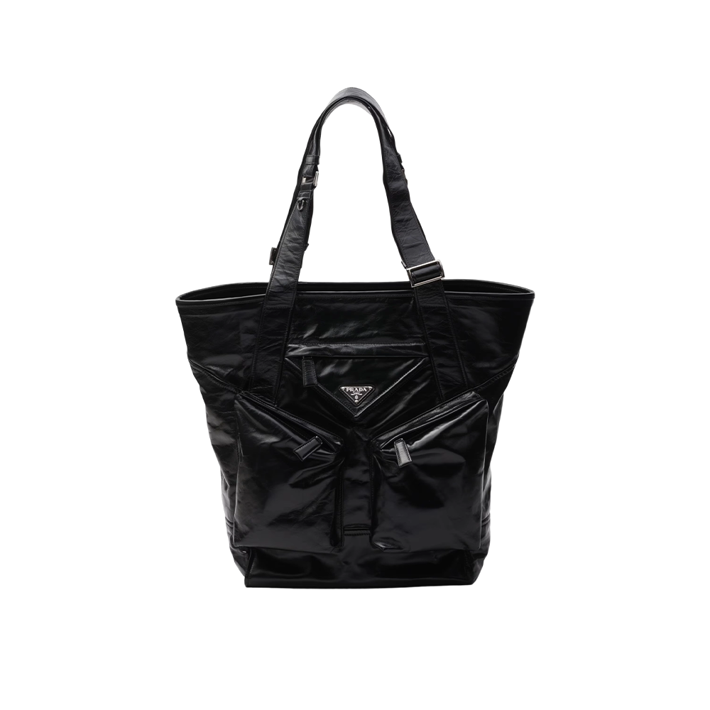Leather tote