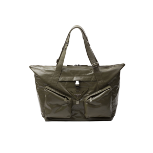 Leather travel bag