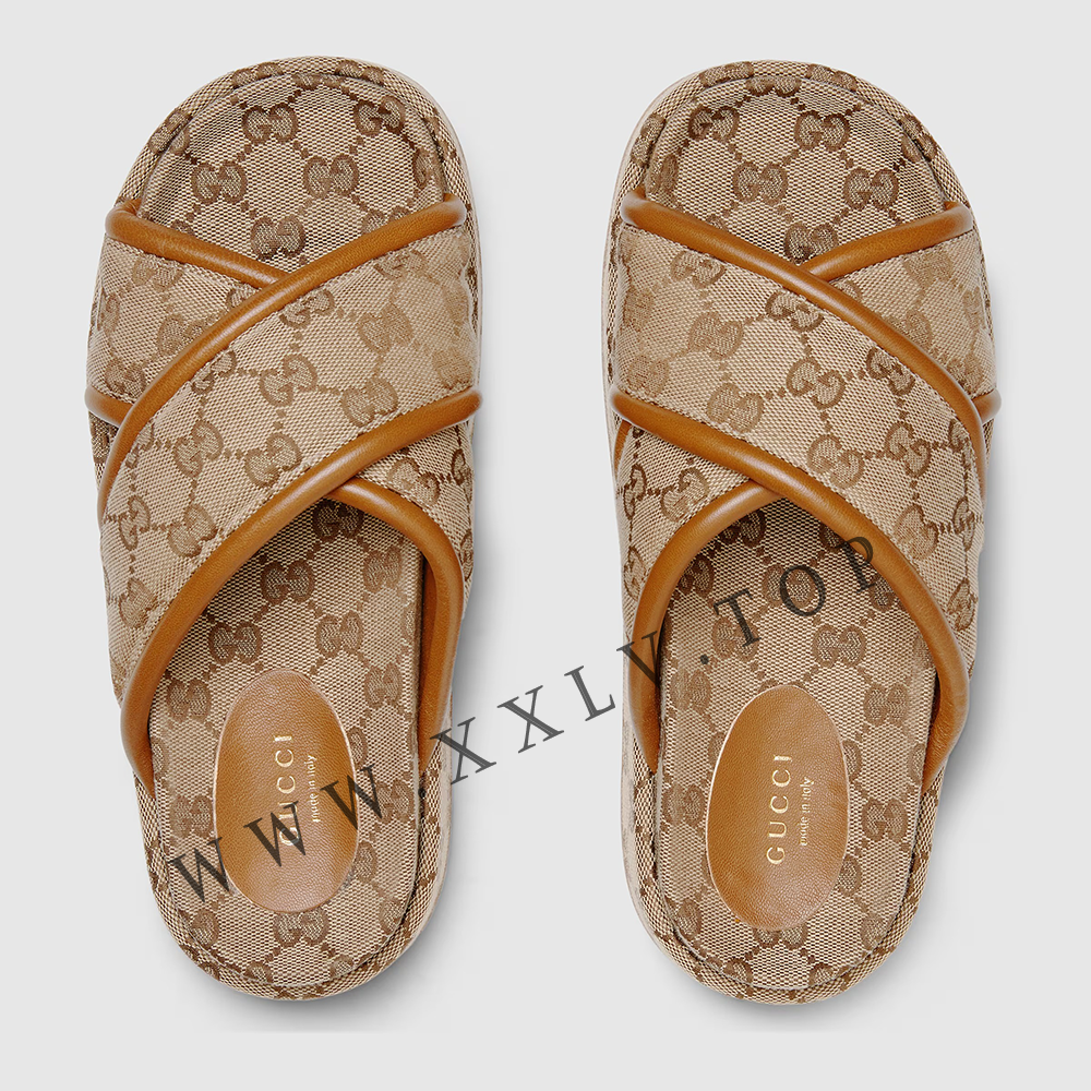 Women's GG platform sandal - Image 4