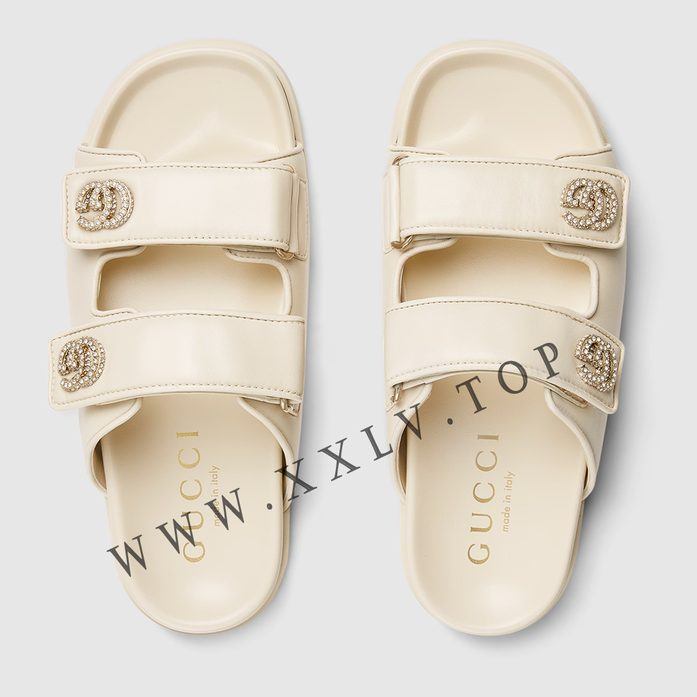 Women's sandal with Double G - Image 4