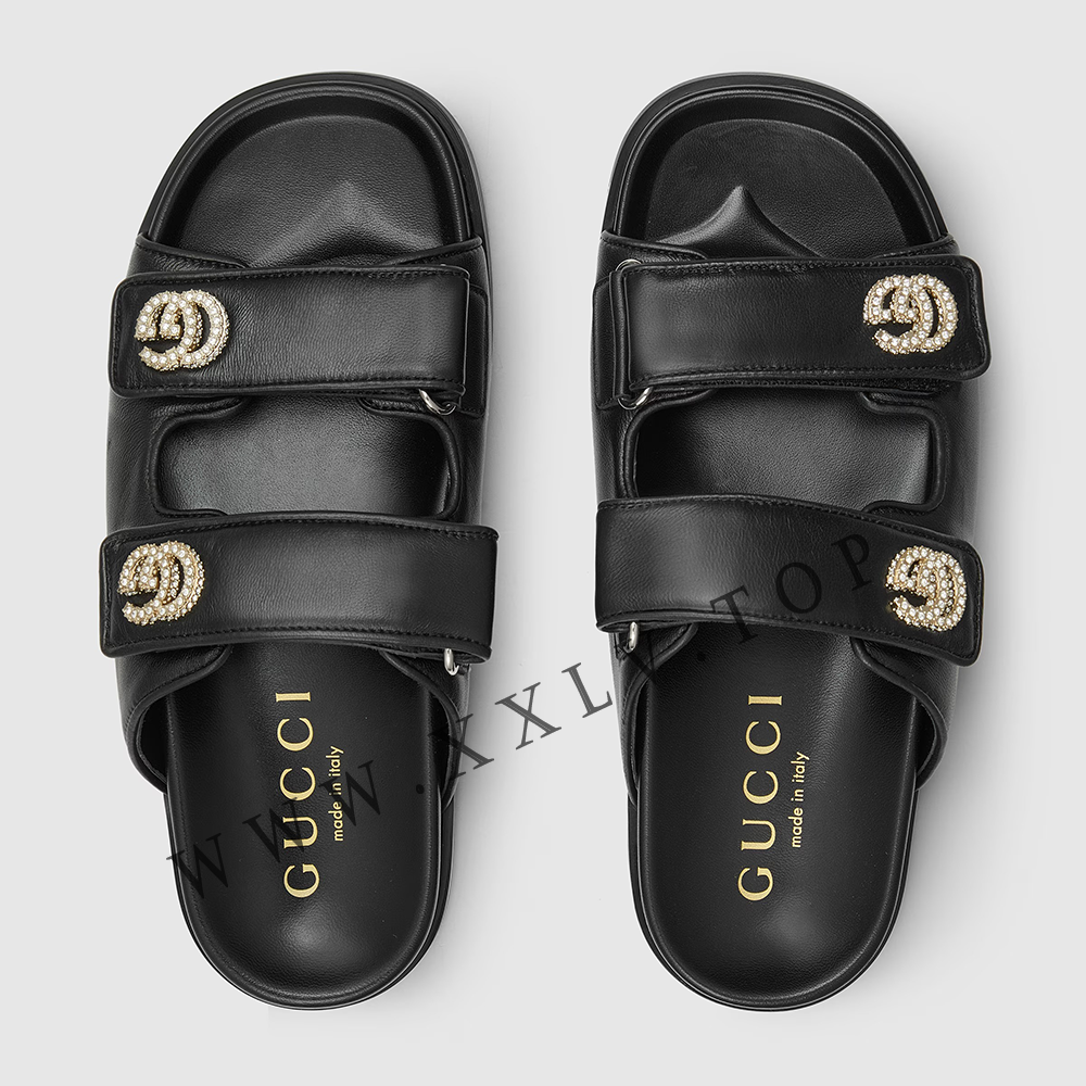 Women's sandal with Double G - Image 2