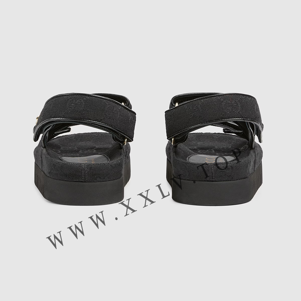 Women's sandal with Double G - Image 4