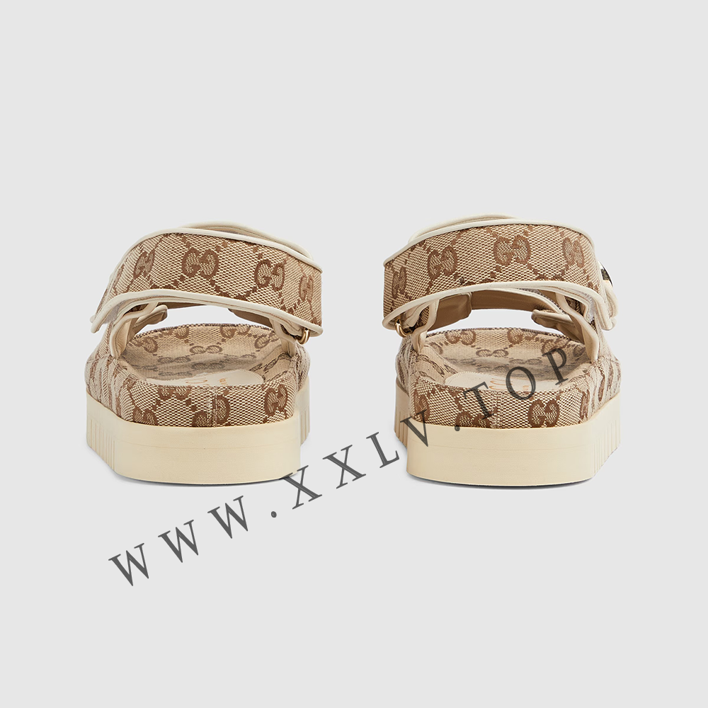 Women's sandal with Double G - Image 3