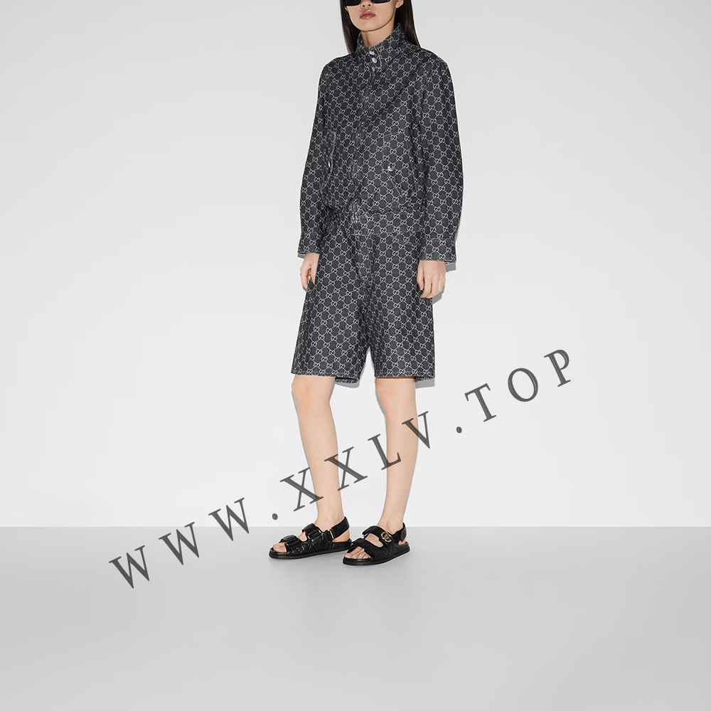 Women's sandal with Double G - Image 2