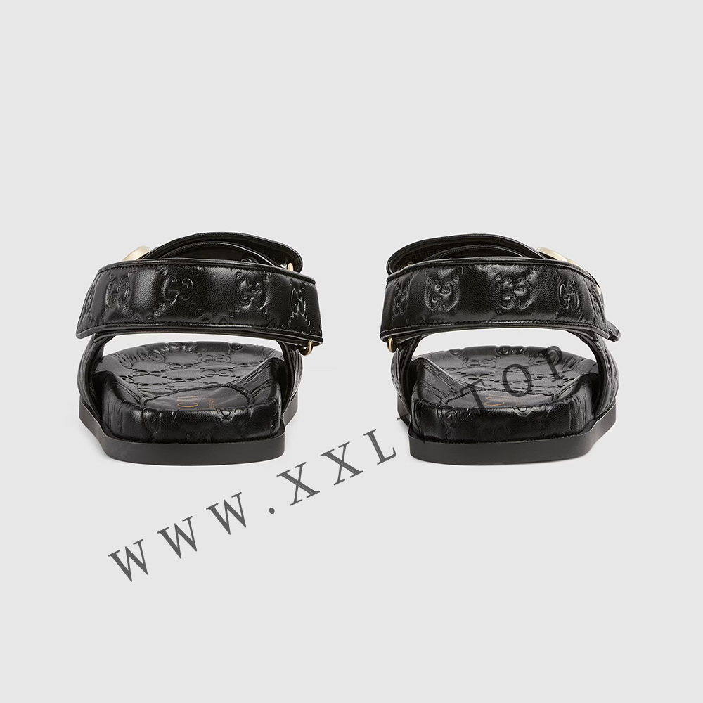 Women's sandal with Double G - Image 3