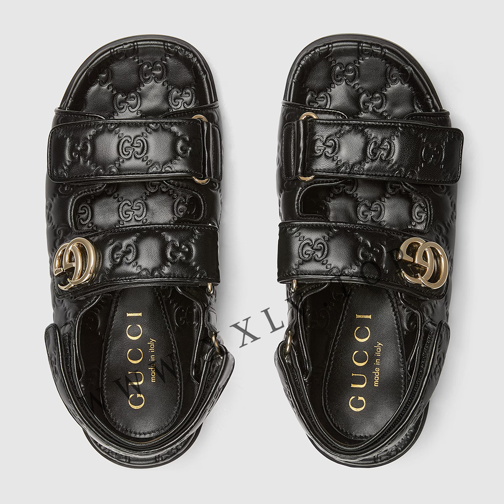 Women's sandal with Double G - Image 4