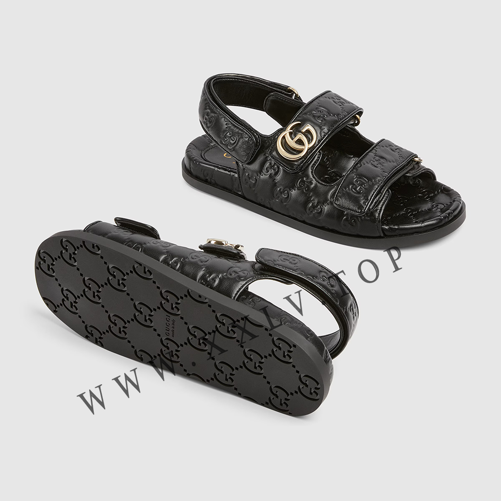 Women's sandal with Double G - Image 5