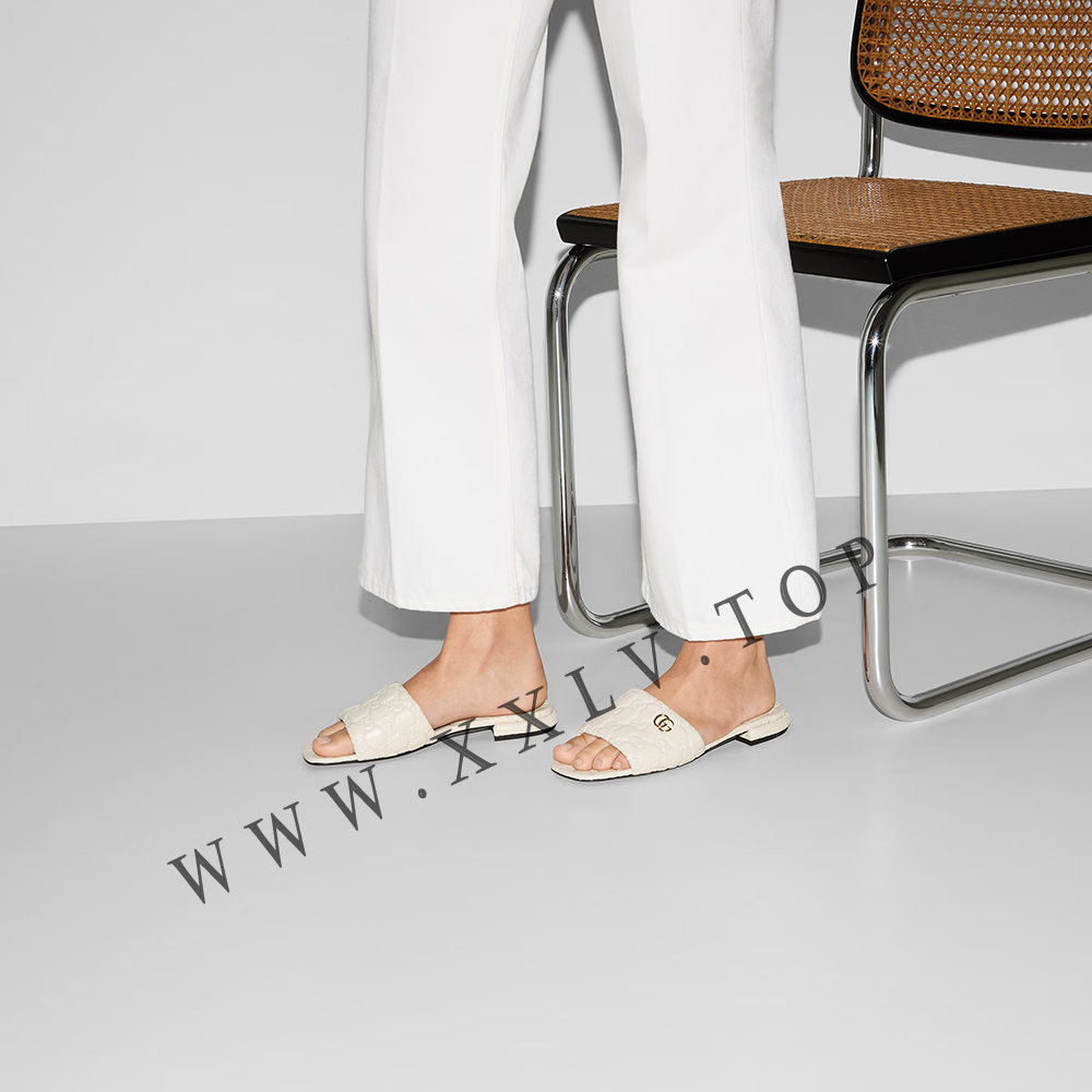 Women's slide sandal with Double G - Image 2