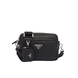 Saffiano leather shoulder bag