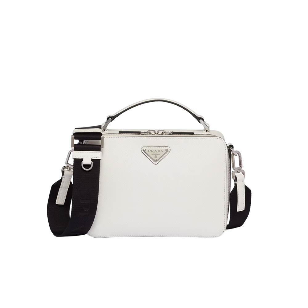 Medium Prada Brique Saffiano leather bag