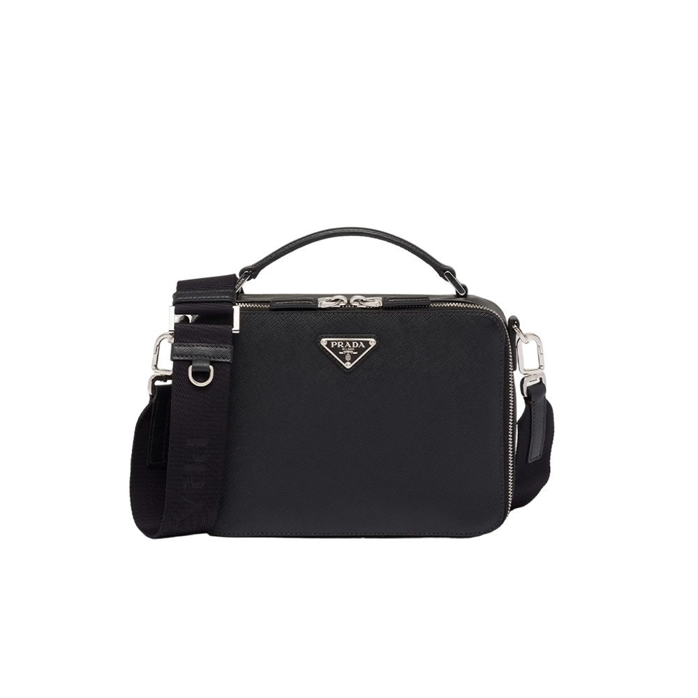 Medium Prada Brique Saffiano leather bag
