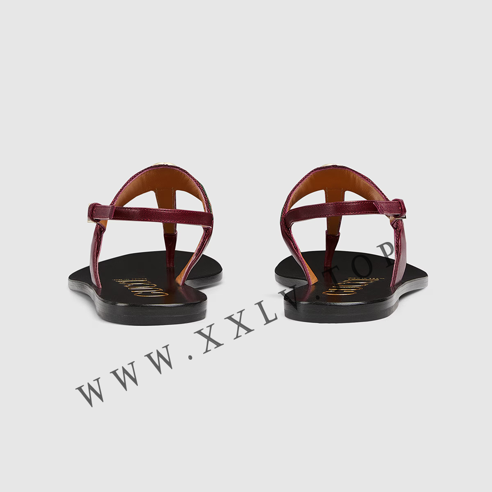 Women's Interlocking G Web sandal - Image 3
