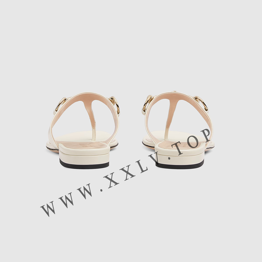 Women's thong sandal with Horsebit - Image 3