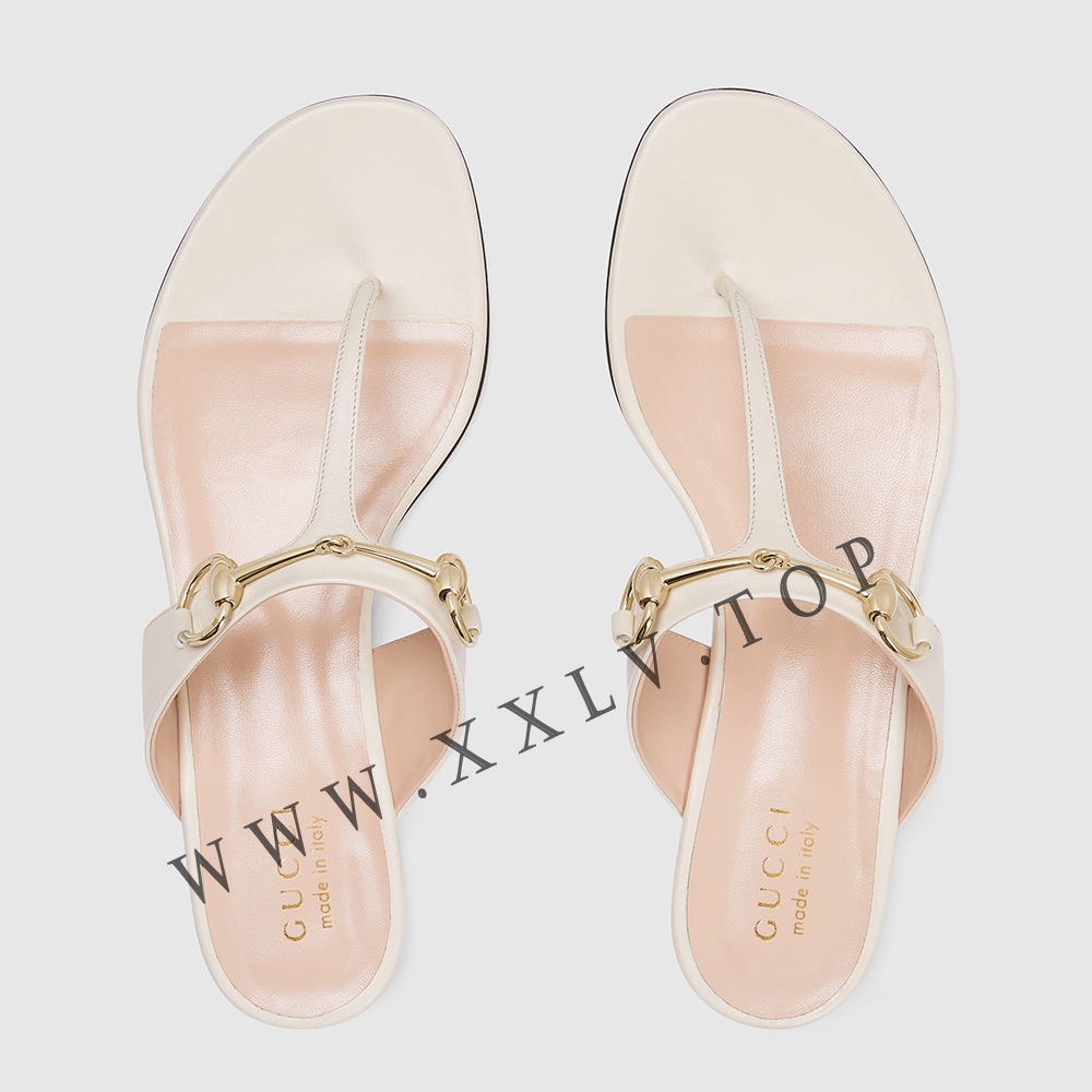 Women's thong sandal with Horsebit - Image 4