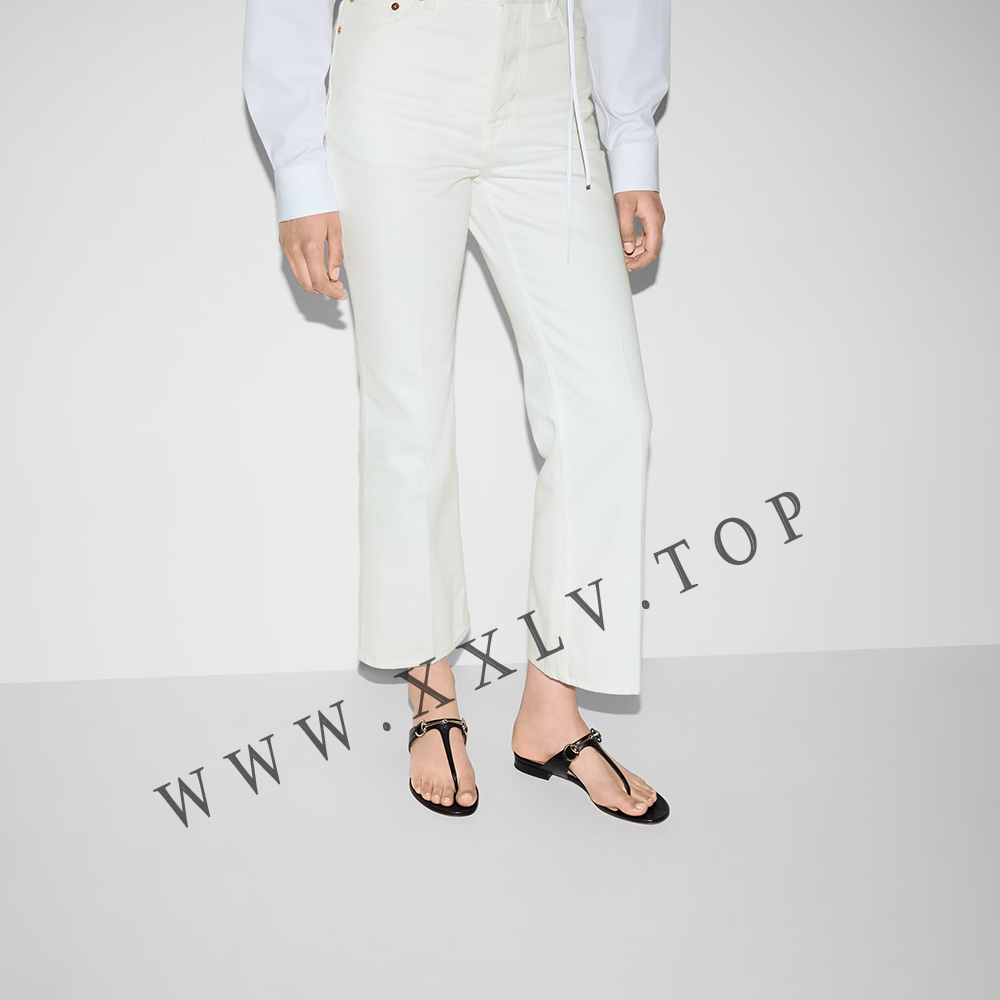 Women's thong sandal with Horsebit - Image 2