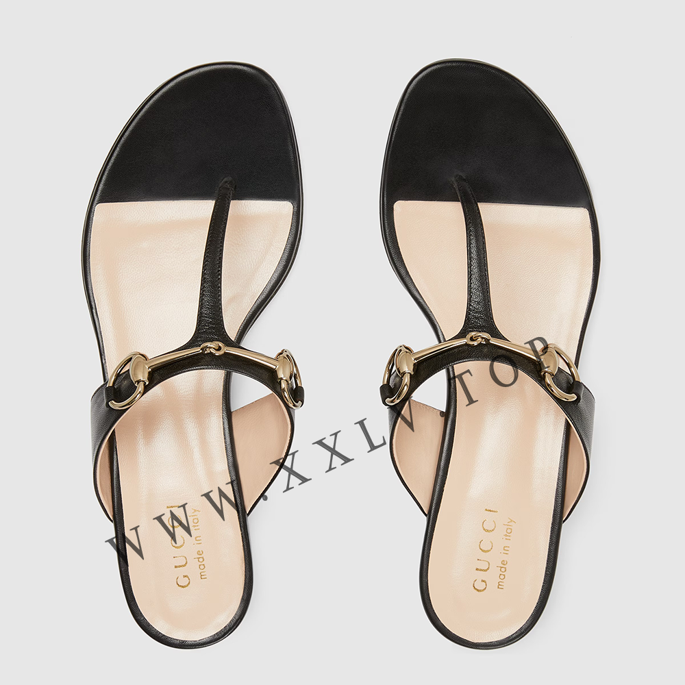 Women's thong sandal with Horsebit - Image 4