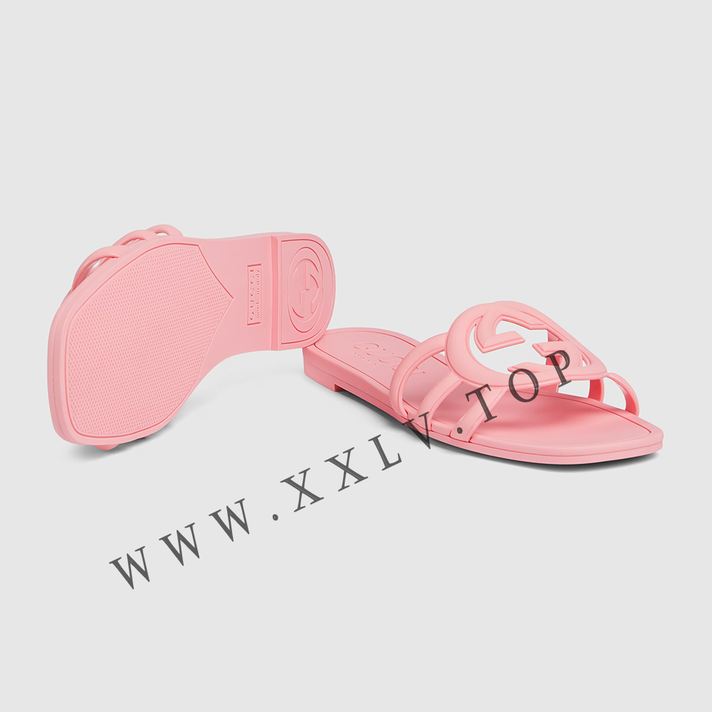 Women's Interlocking G slide sandal - Image 5