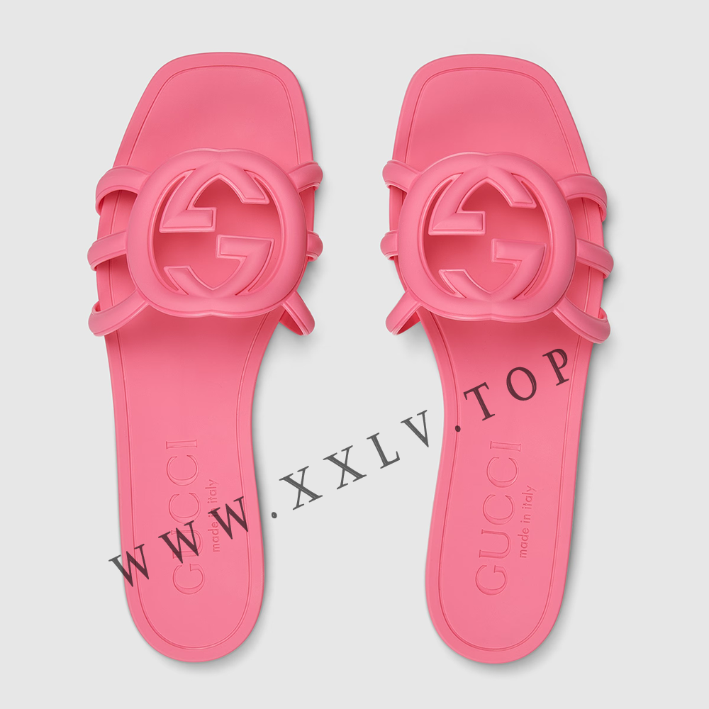 Women's Interlocking G slide sandal - Image 5