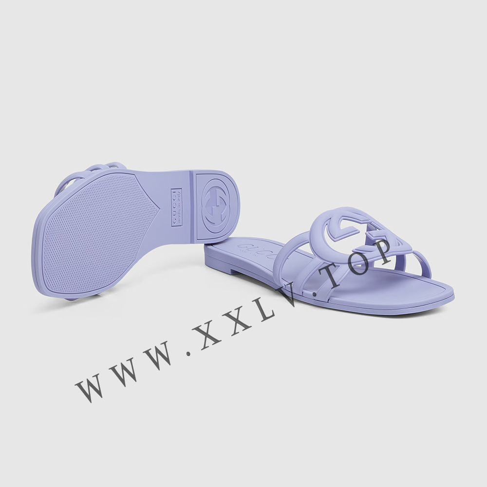 Women's Interlocking G slide sandal - Image 5