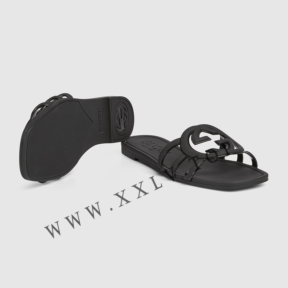 Women's Interlocking G slide sandal - Image 5