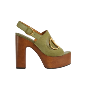 Women's platform sandal with Horsebit