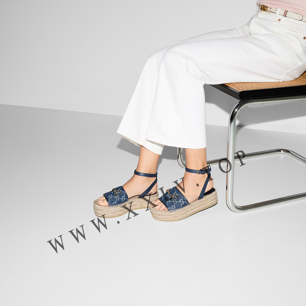 Women's flatform espadrille with Horsebit - Image 2