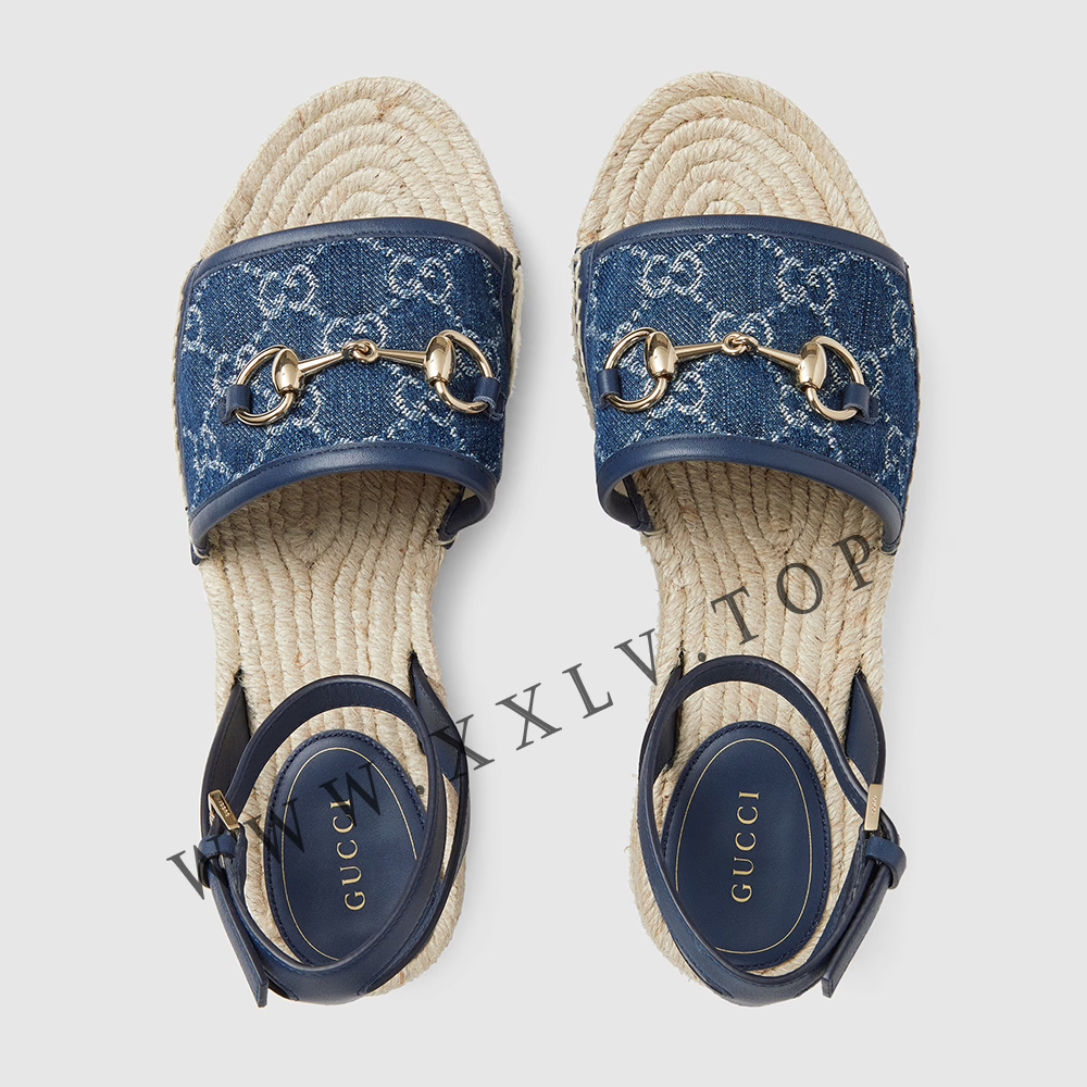 Women's flatform espadrille with Horsebit - Image 4