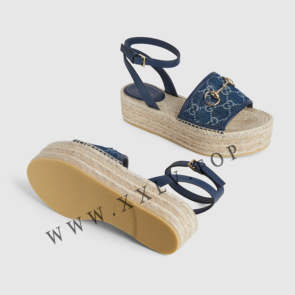 Women's flatform espadrille with Horsebit - Image 5