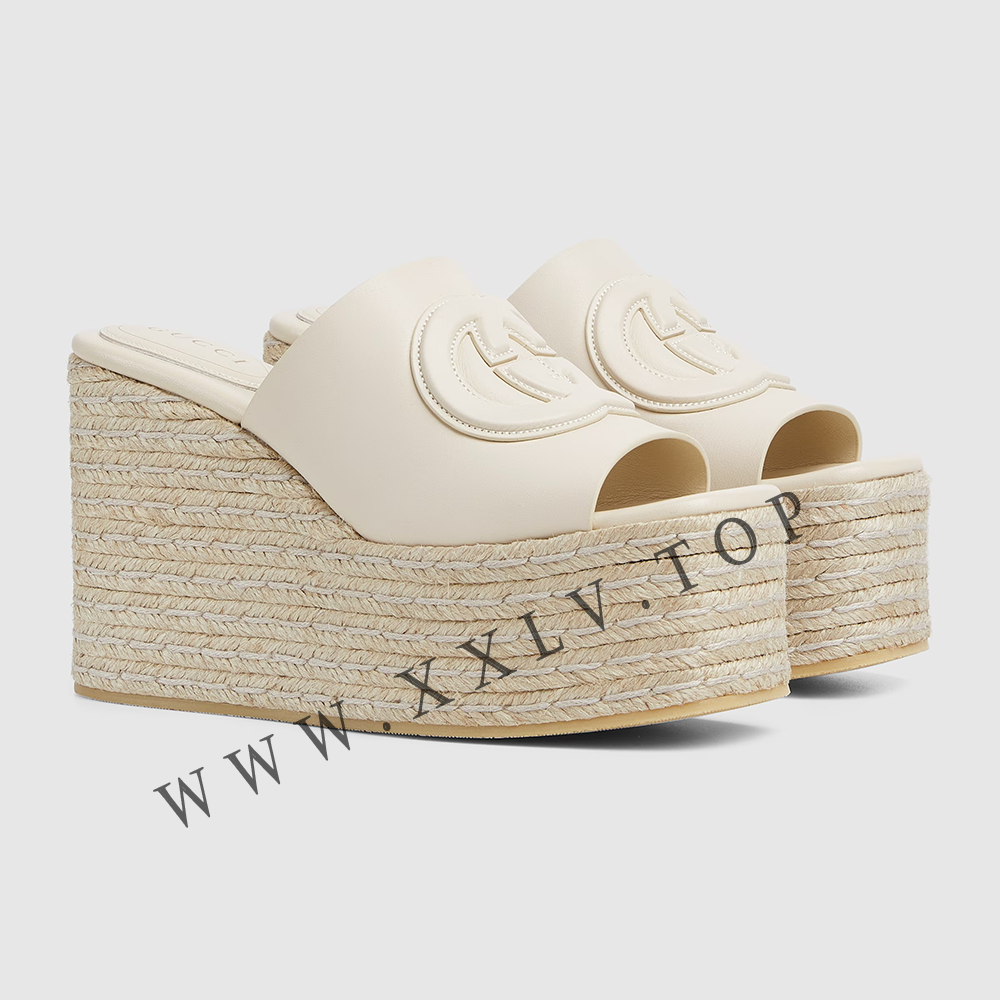 Women's Interlocking G sandal - Image 2