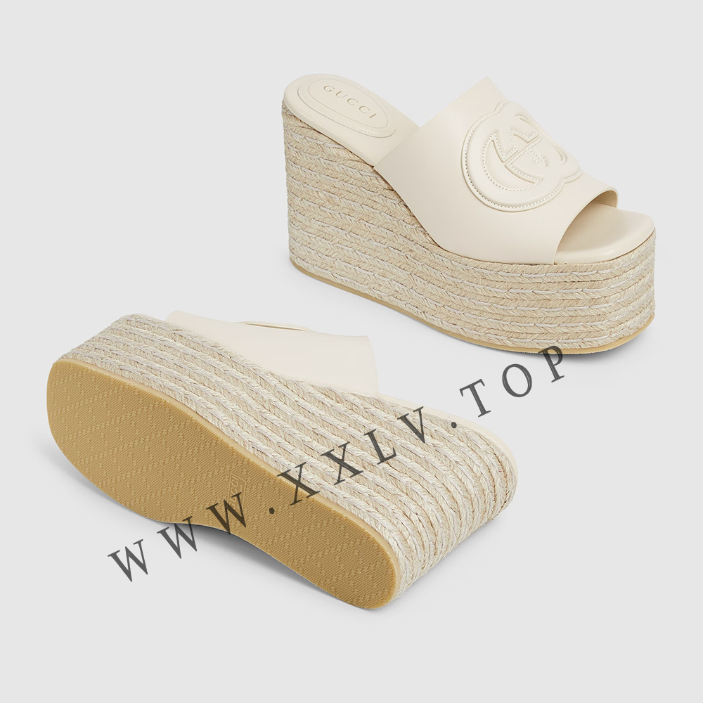 Women's Interlocking G sandal - Image 5