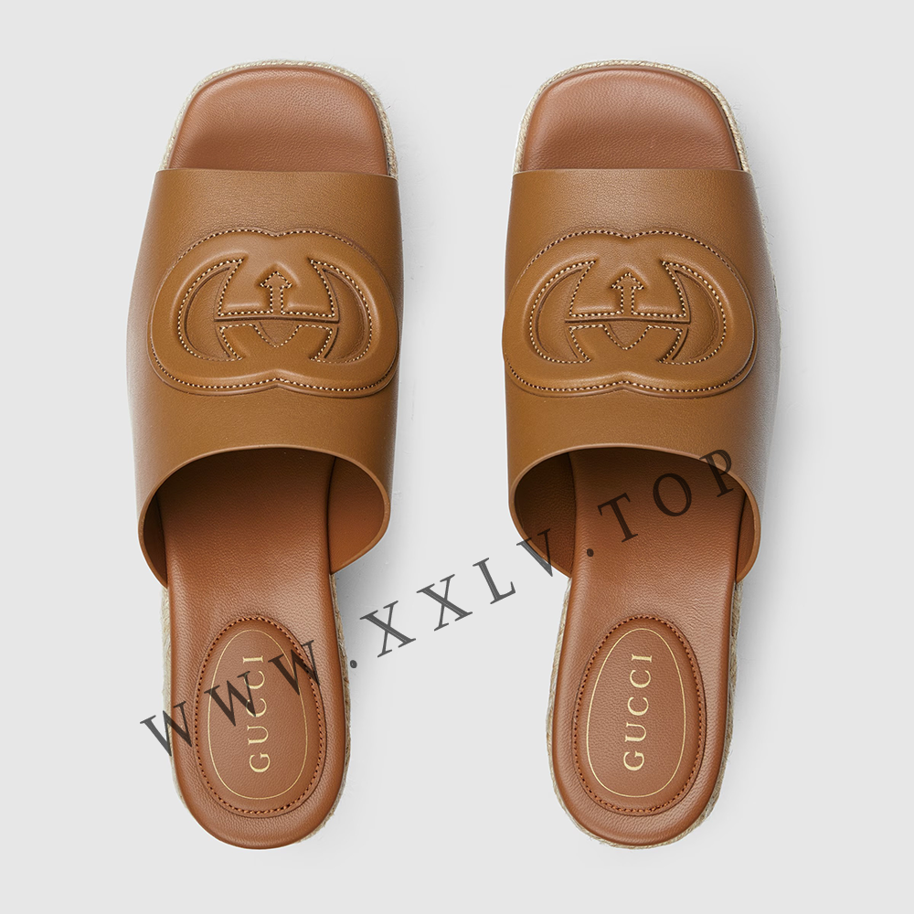 Women's Interlocking G sandal - Image 5