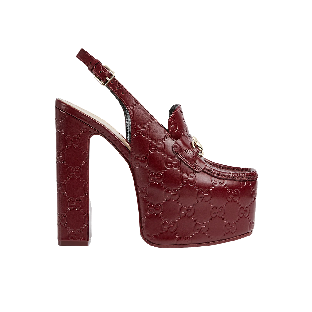 Women's Horsebit platform loafer slingback