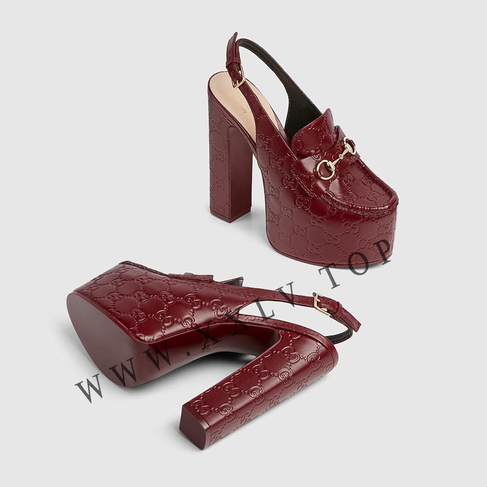 Women's Horsebit platform loafer slingback - Image 2