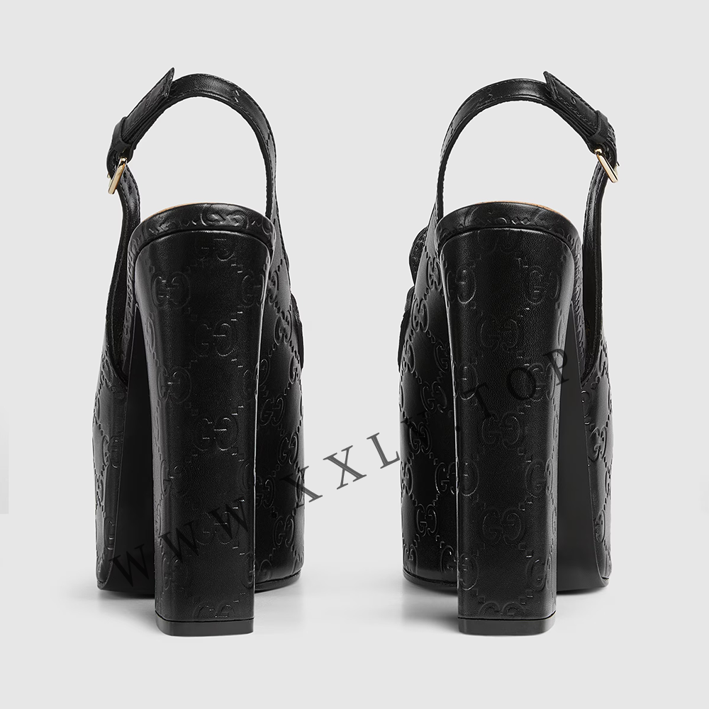 Women's Horsebit platform loafer slingback - Image 3