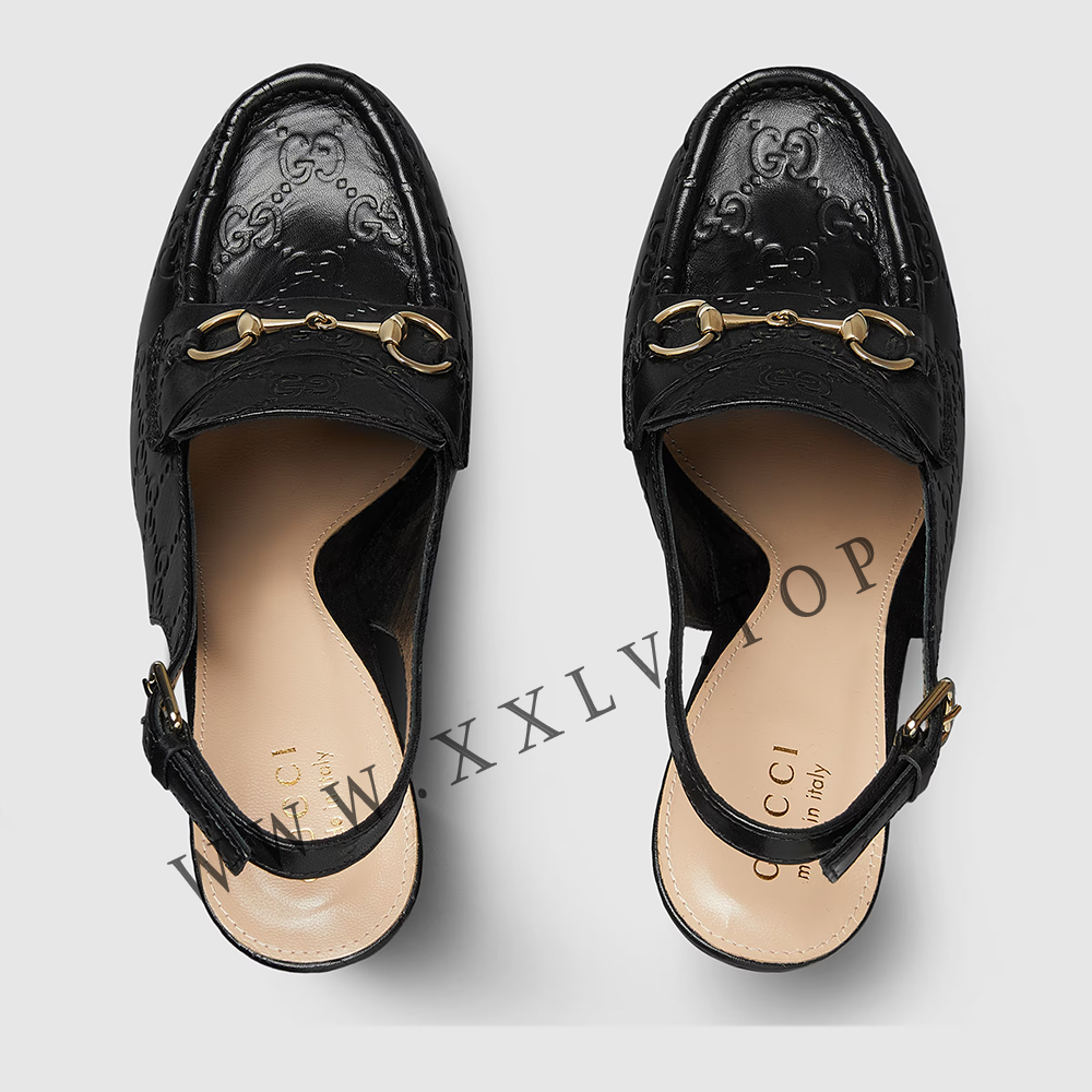 Women's Horsebit platform loafer slingback - Image 4