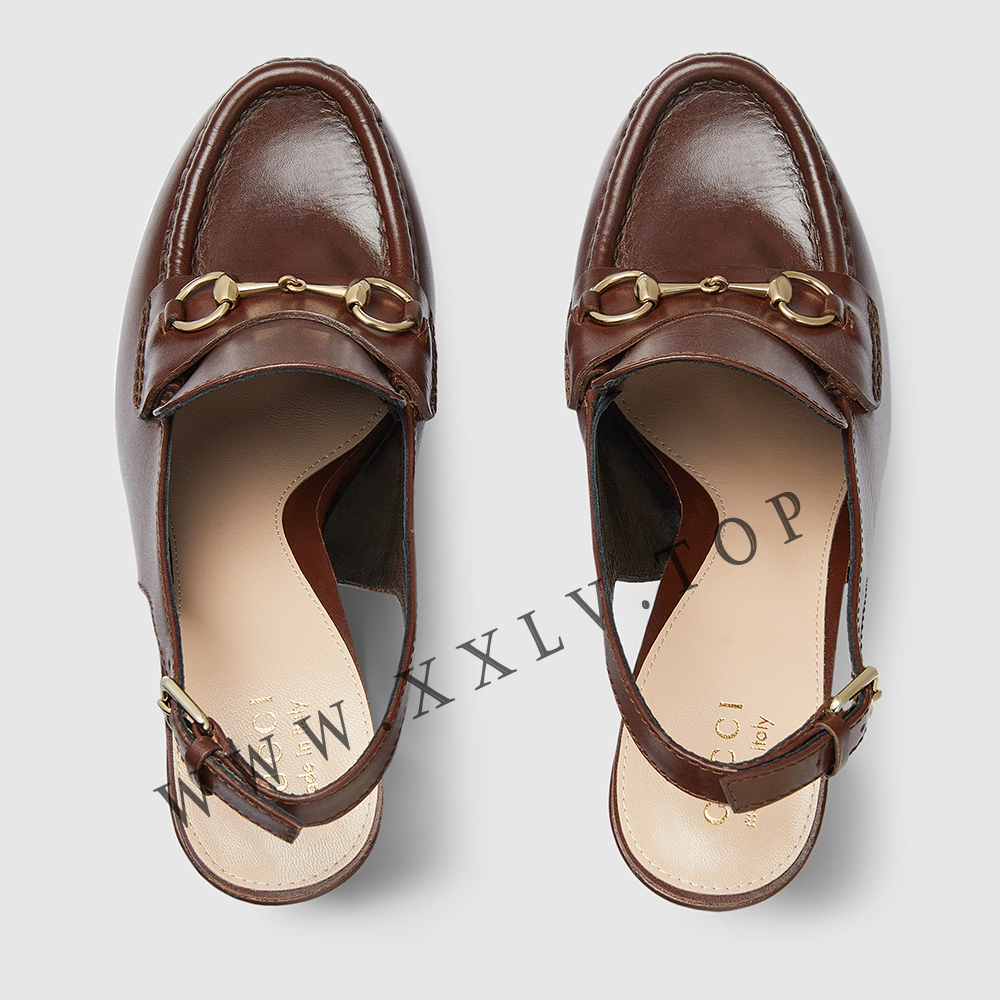 Women's Horsebit platform loafer slingback - Image 4