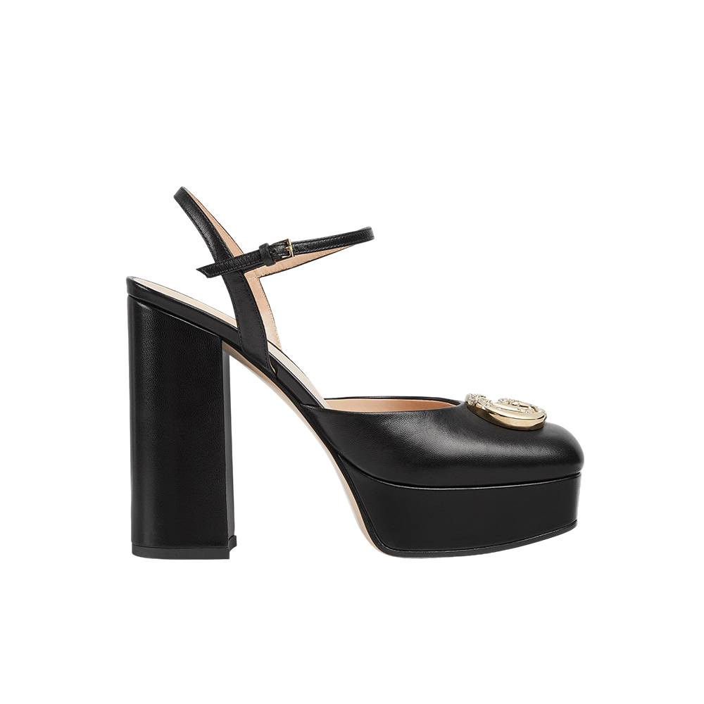 Women's platform pump with Double G