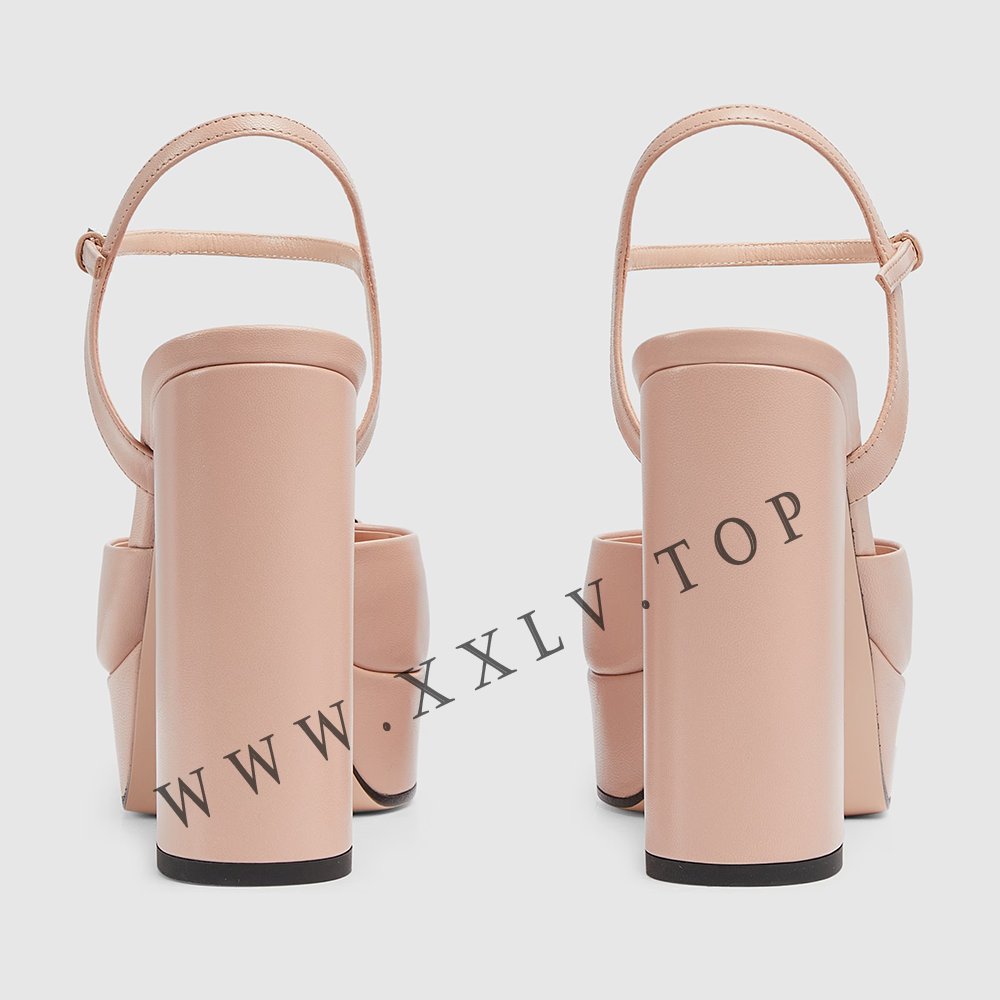 Women's platform pump with Double G - Image 3
