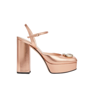 Women's platform pump with Double G