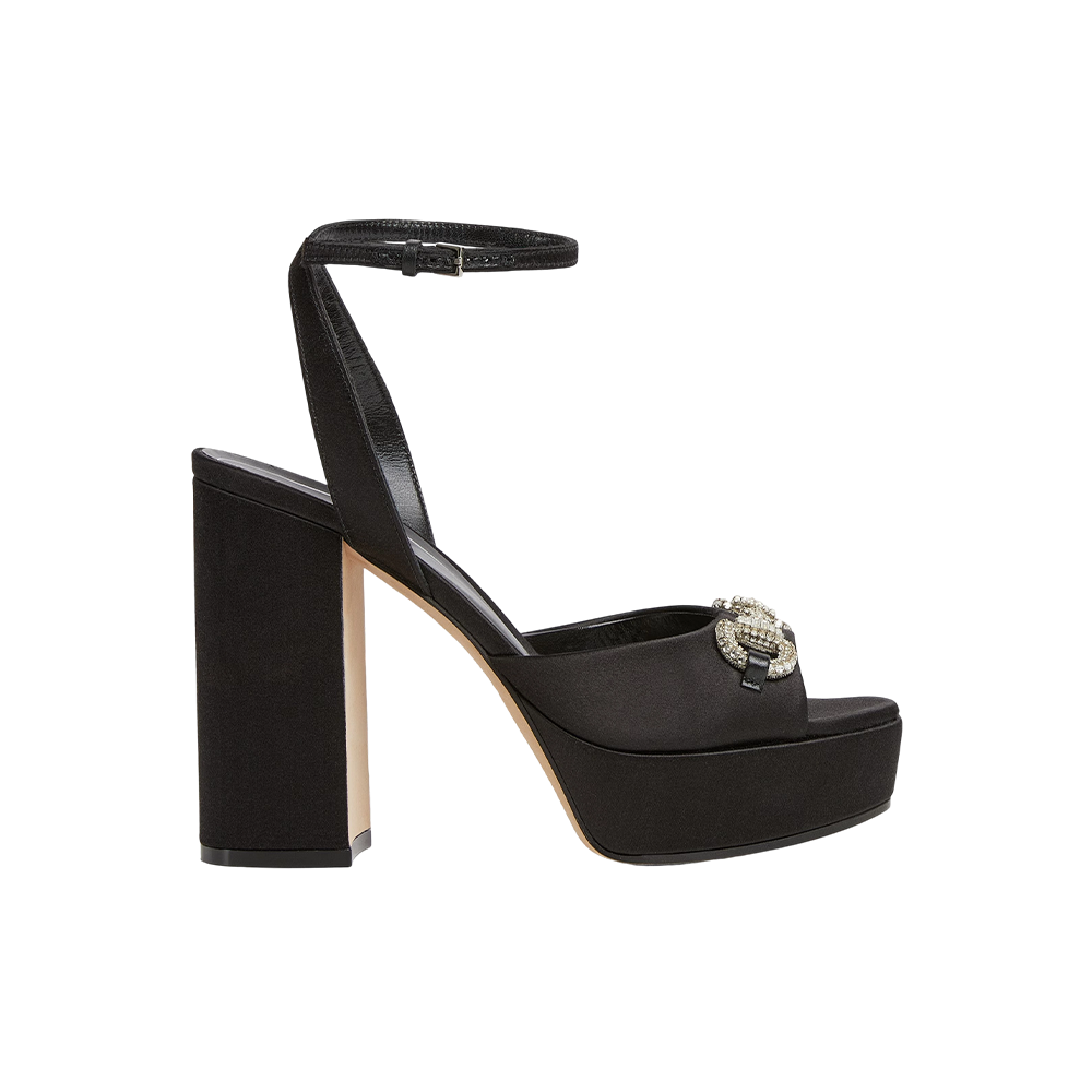 Women's platform sandal with Horsebit