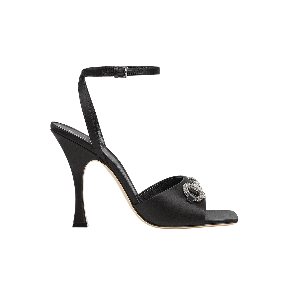 Women's sandal with crystal Horsebit