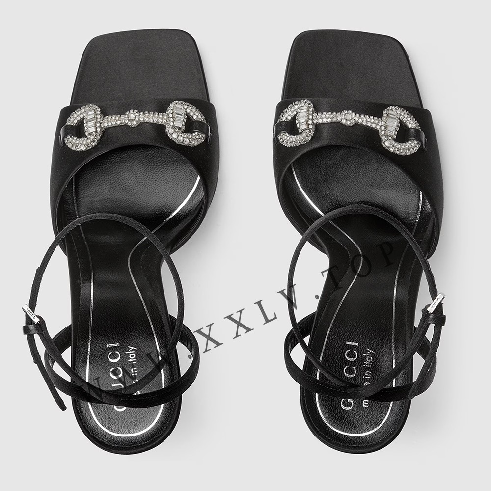 Women's sandal with crystal Horsebit - Image 4